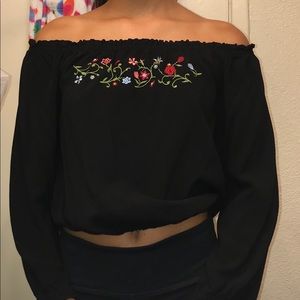 Cute off the shoulder blouse